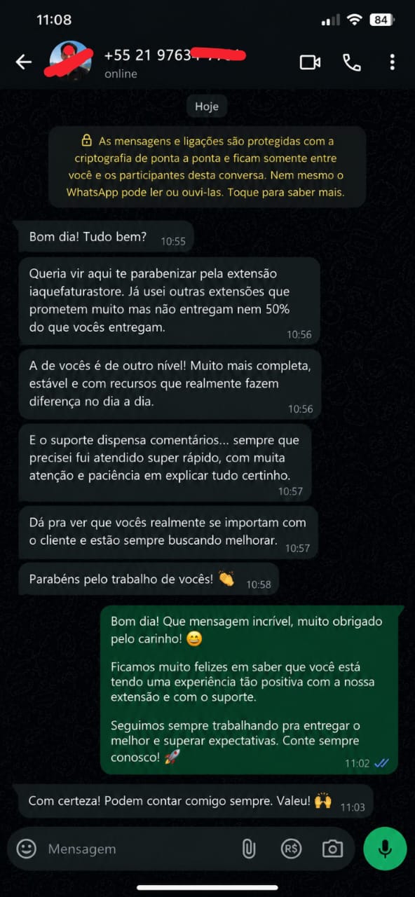 Feedback do Cliente 6